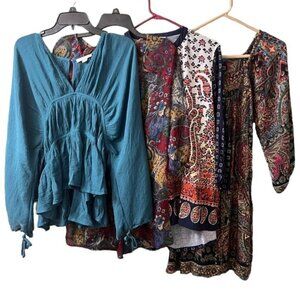 Women's Boho Lot Tops Dress Size Large